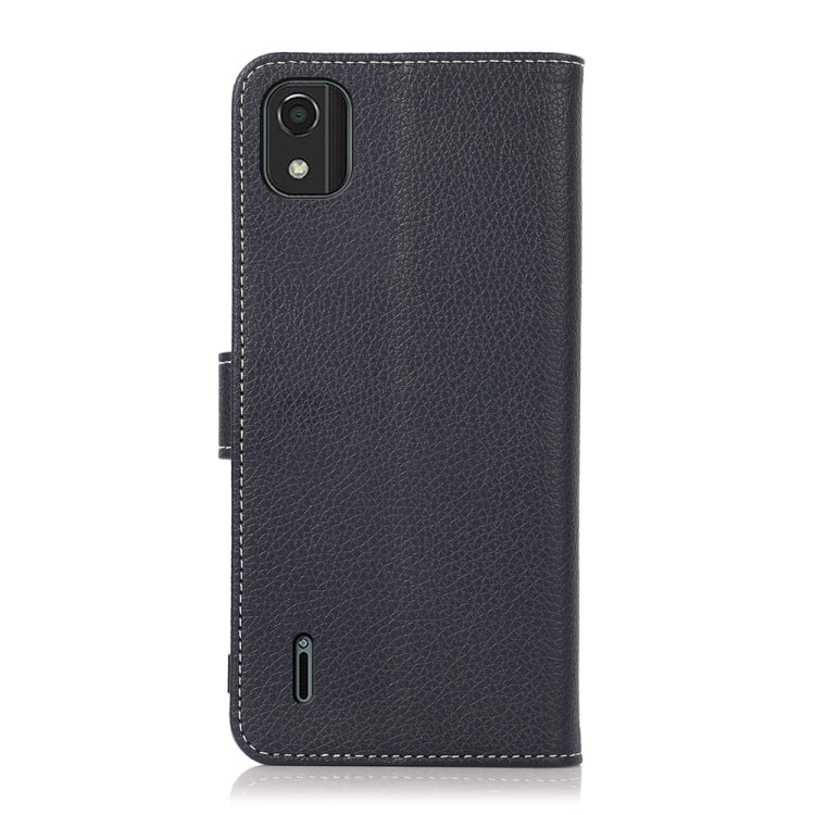 For Nokia C2 2nd Edition Litchi Texture PU + TPU Horizontal Flip Leather Case