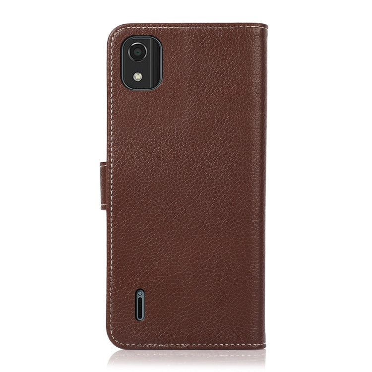 For Nokia C2 2nd Edition Litchi Texture PU + TPU Horizontal Flip Leather Case