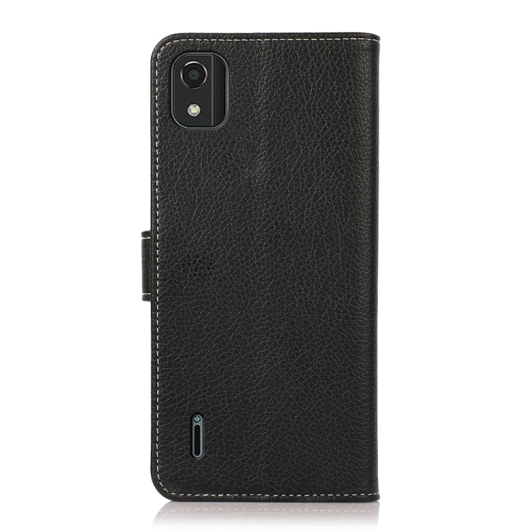 For Nokia C2 2nd Edition Litchi Texture PU + TPU Horizontal Flip Leather Case