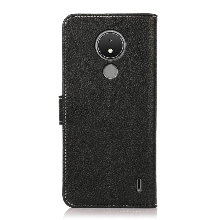For Nokia C21 Litchi Texture PU + TPU Horizontal Flip Leather Case