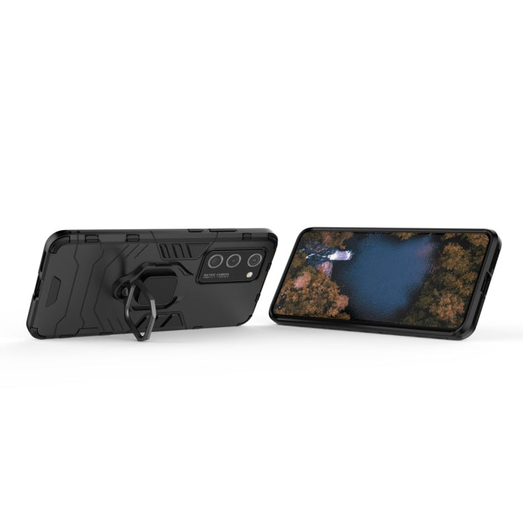 For Huawei P40 Pro PC + TPU Shockproof Protective Case with Magnetic Ring Holder