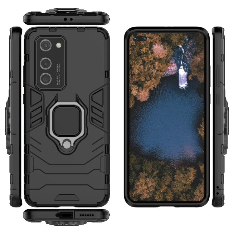 For Huawei P40 Pro PC + TPU Shockproof Protective Case with Magnetic Ring Holder