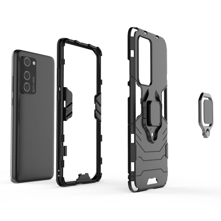 For Huawei P40 Pro PC + TPU Shockproof Protective Case with Magnetic Ring Holder