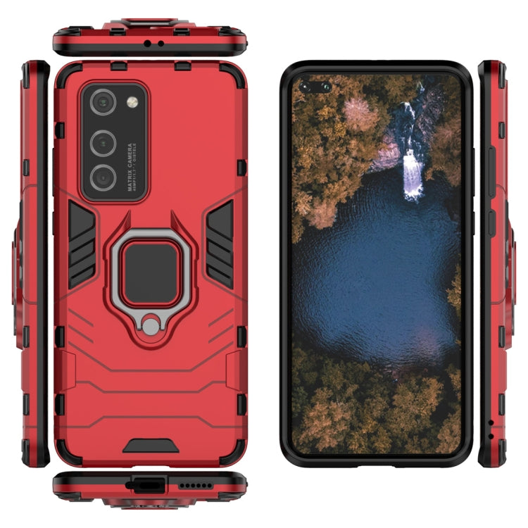 For Huawei P40 Pro PC + TPU Shockproof Protective Case with Magnetic Ring Holder