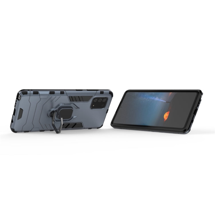 For Galaxy Note 10 Lite / A81 / M60s PC + TPU Shockproof Protective Case with Magnetic Ring Holder