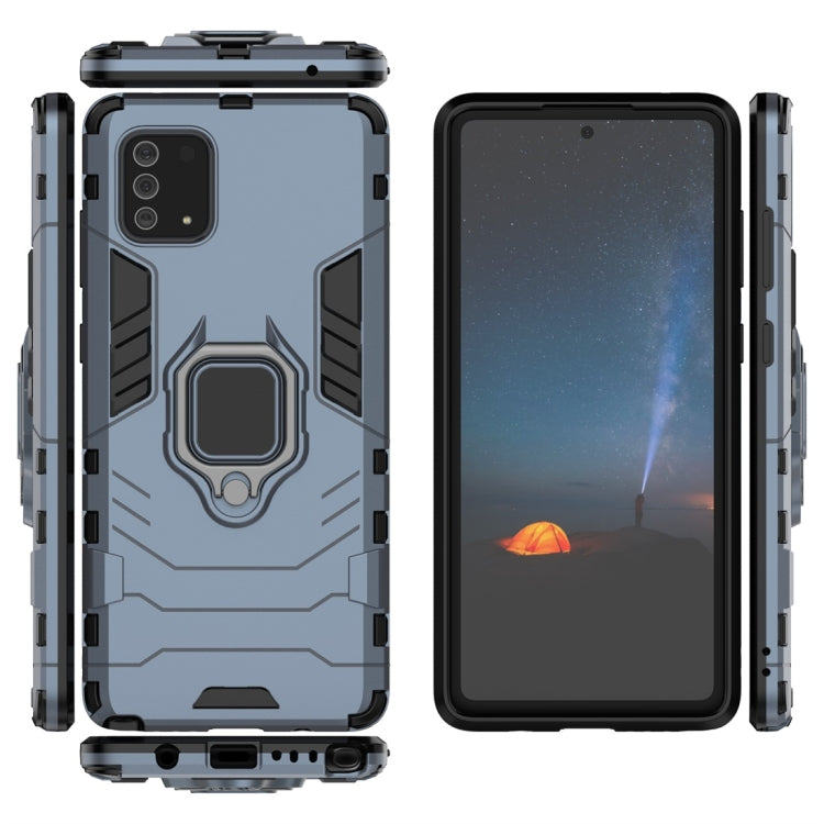 For Galaxy Note 10 Lite / A81 / M60s PC + TPU Shockproof Protective Case with Magnetic Ring Holder