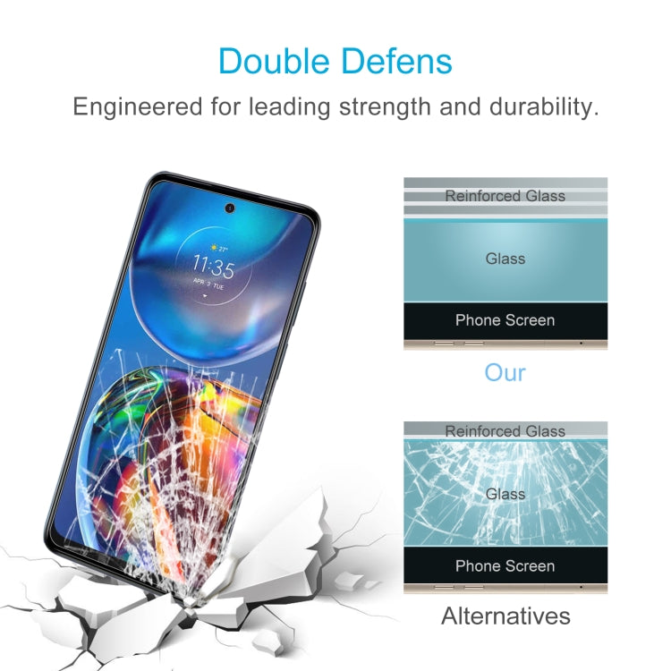 10 PCS 0.26mm 9H 2.5D Tempered Glass Film For Motorola Moto E32s / Moto E22s