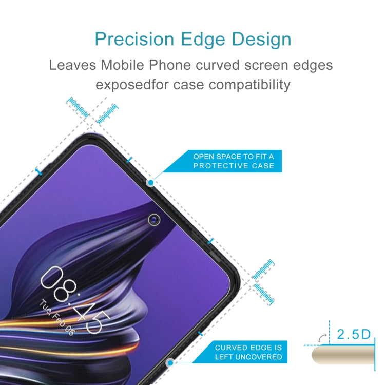 50 PCS 0.26mm 9H 2.5D Tempered Glass Film For Tecno Pova 3