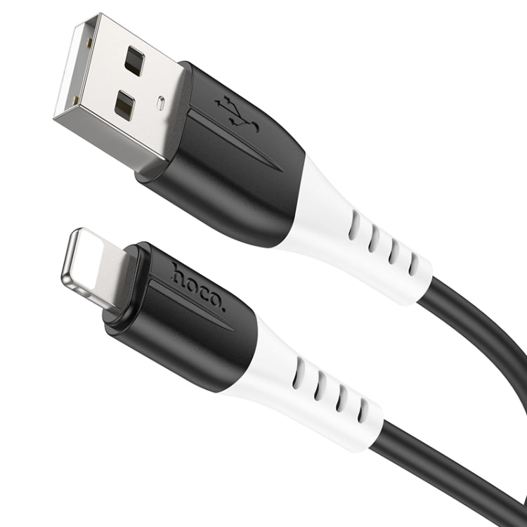 hoco X82 2.4A USB to 8 Pin Silicone Charging Data Cable,Length: 1m
