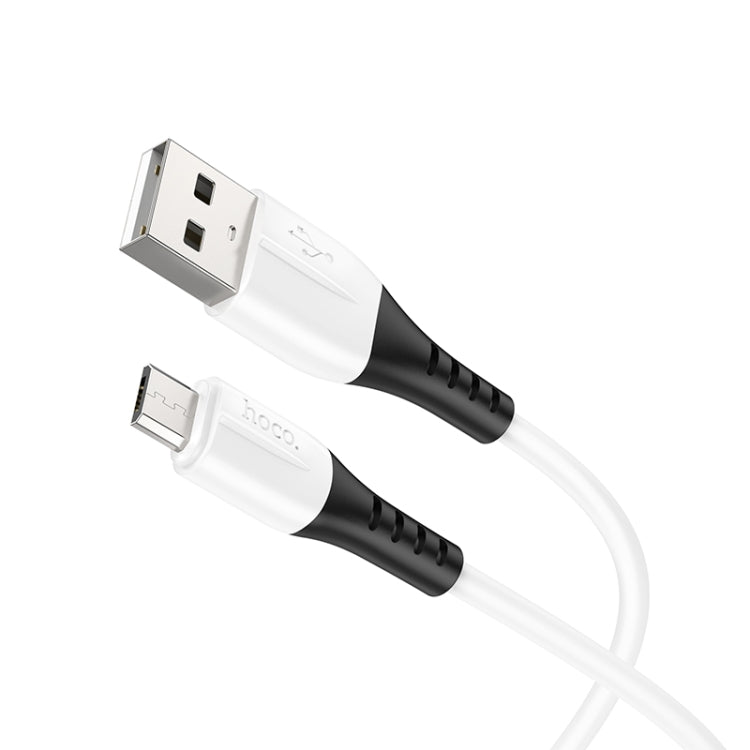 hoco X82 2.4A USB to Micro USB Silicone Charging Data Cable,Length: 1m