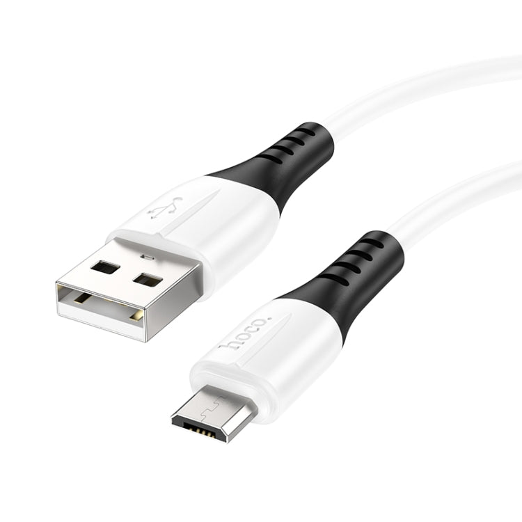 hoco X82 2.4A USB to Micro USB Silicone Charging Data Cable,Length: 1m