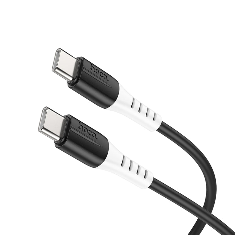 hoco 60W X82 3A USB-C / Type-C to USB-C / Type-C Silicone Charging Data Cable,Length: 1m