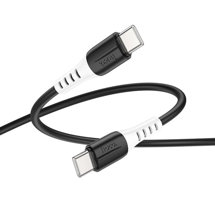 hoco 60W X82 3A USB-C / Type-C to USB-C / Type-C Silicone Charging Data Cable,Length: 1m