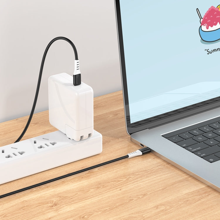 hoco 60W X82 3A USB-C / Type-C to USB-C / Type-C Silicone Charging Data Cable,Length: 1m