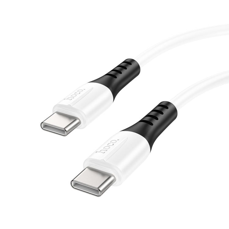 hoco 60W X82 3A USB-C / Type-C to USB-C / Type-C Silicone Charging Data Cable,Length: 1m