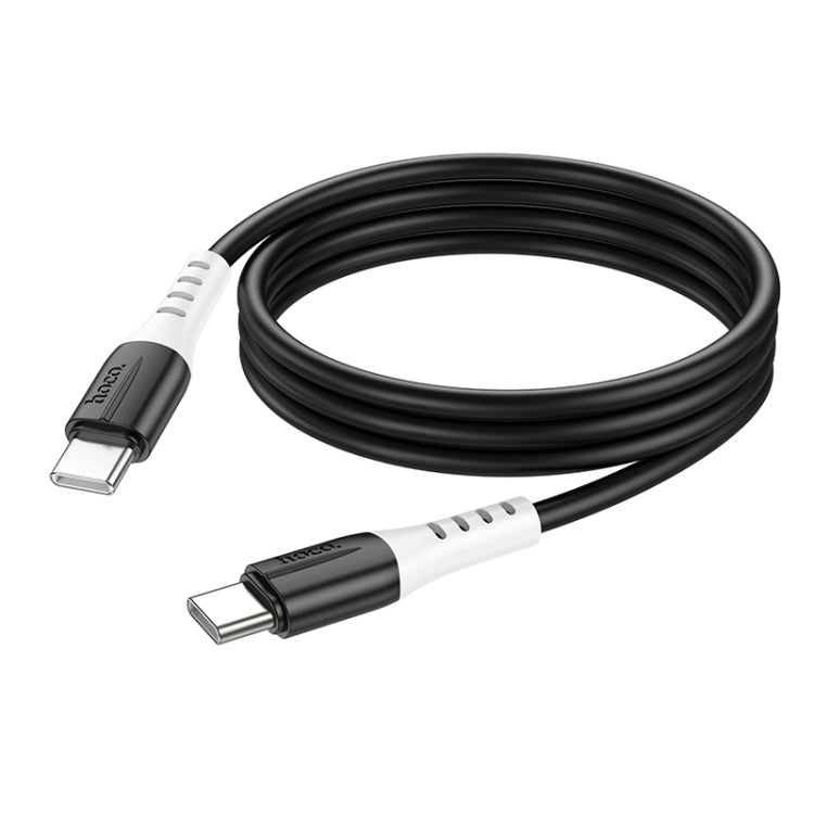 hoco 60W X82 3A USB-C / Type-C to USB-C / Type-C Silicone Charging Data Cable,Length: 1m