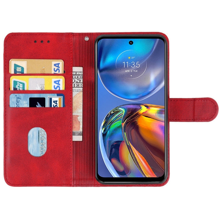 For Motorola Moto E32s Leather Phone Case