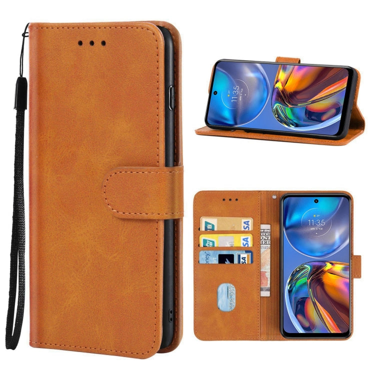 For Motorola Moto E32s Leather Phone Case