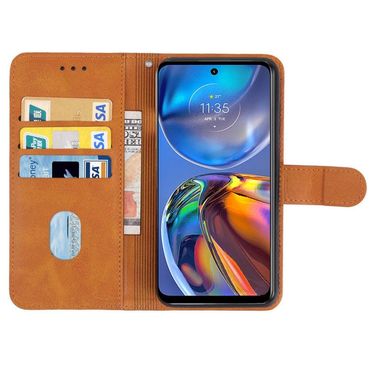 For Motorola Moto E32s Leather Phone Case