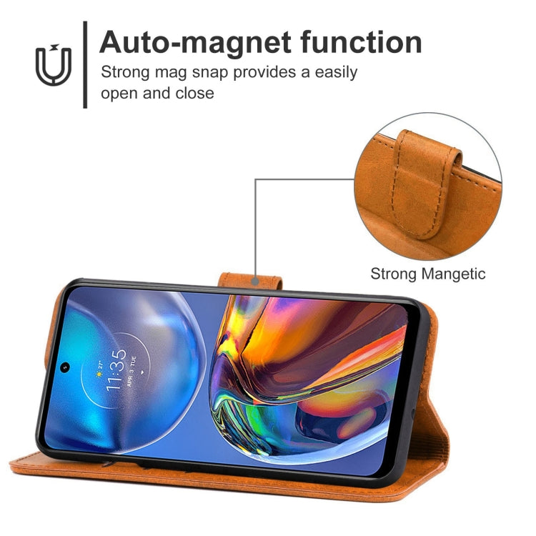 For Motorola Moto E32s Leather Phone Case