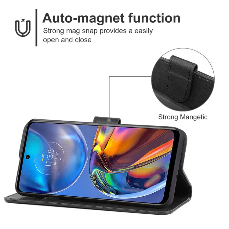 For Motorola Moto E32s Leather Phone Case