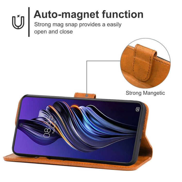 For Tecno Pova 3 Leather Phone Case