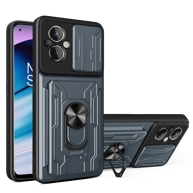 For OnePlus Nord N20 5G Sliding Camshield Card Phone Case