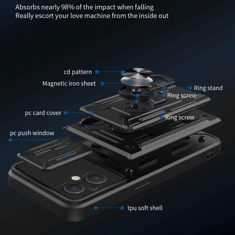 For OnePlus Nord N20 5G Sliding Camshield Card Phone Case