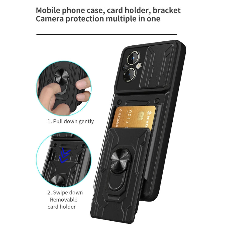 For OnePlus Nord N20 5G Sliding Camshield Card Phone Case