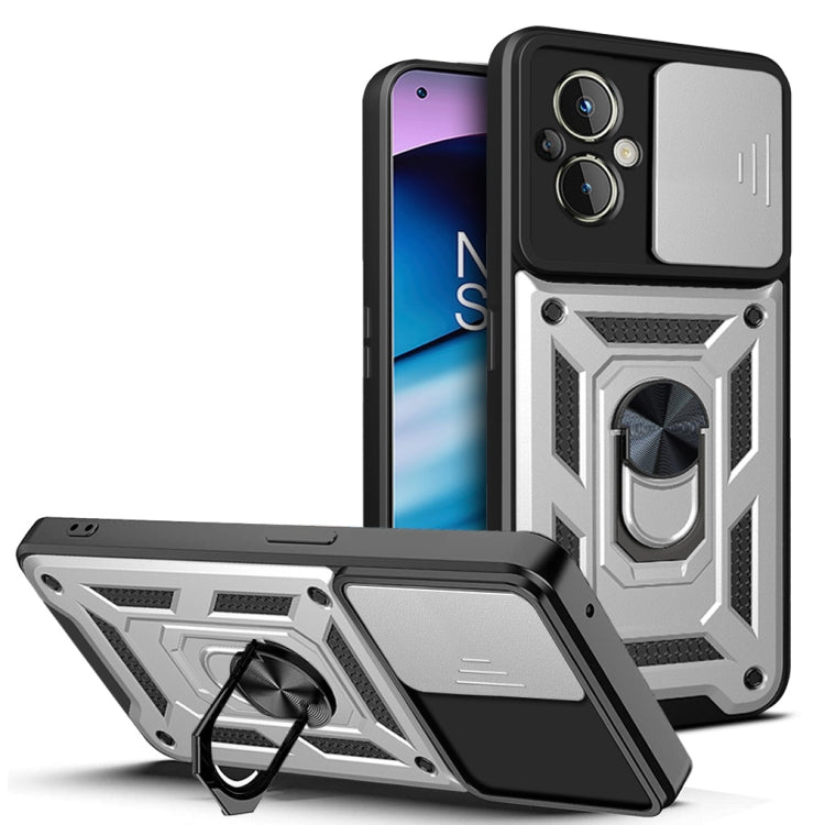 For OnePlus Nord N20 5G Sliding Camera Cover Design TPU + PC Phone Case