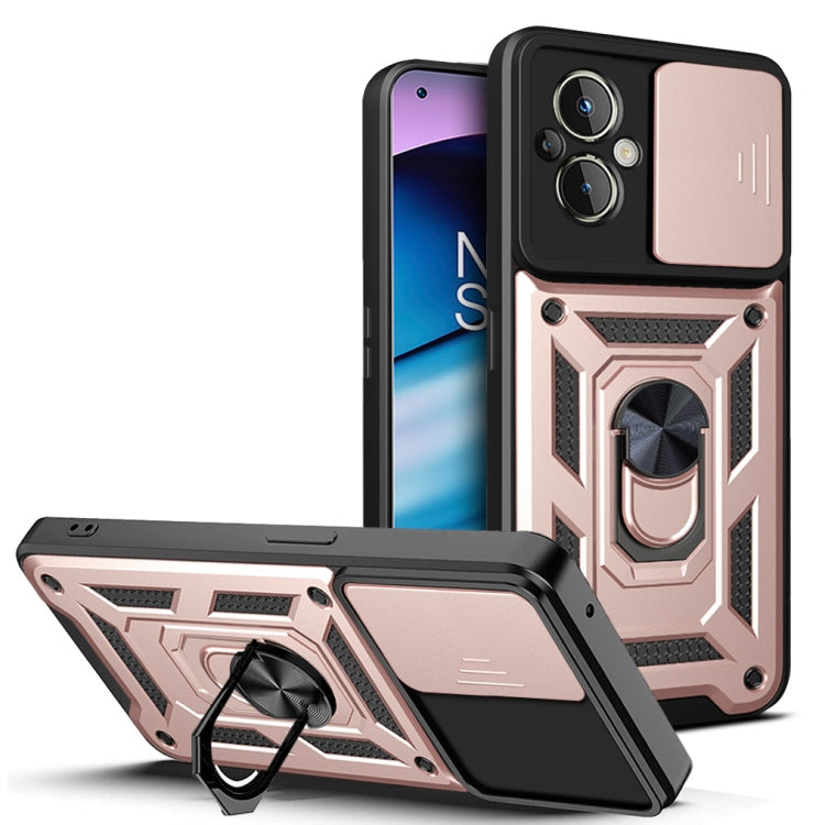 For OnePlus Nord N20 5G Sliding Camera Cover Design TPU + PC Phone Case
