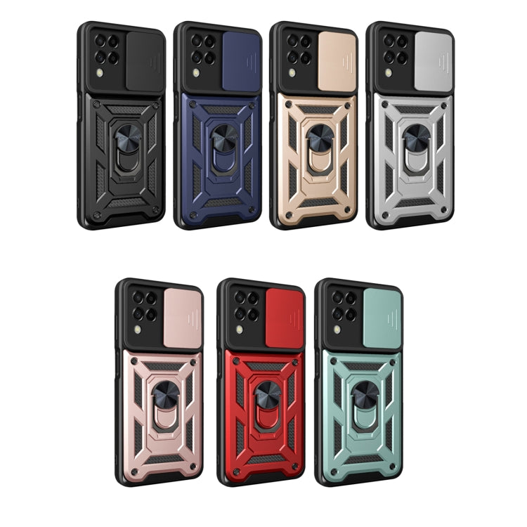 For Samsung Galaxy M53 5G Sliding Camera Cover Design TPU + PC Phone Case