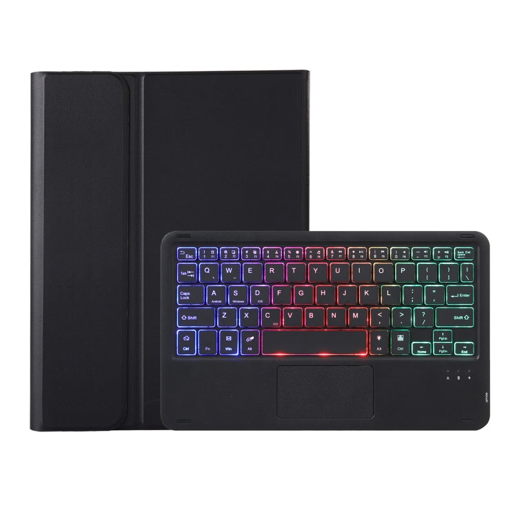For Samsung Galaxy Tab S6 Lite A610B-AS Lambskin Texture Backlight Bluetooth Keyboard Leather Tablet Case