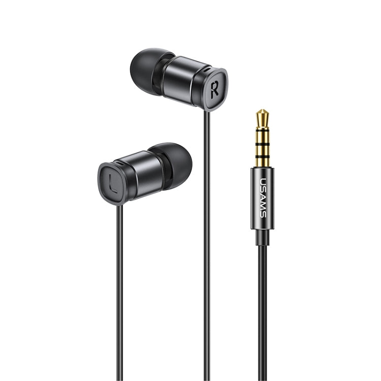 USAMS EP-46 Mini 3.5mm Aluminum Alloy In-Ear Wired Earphone, Length: 1.2m
