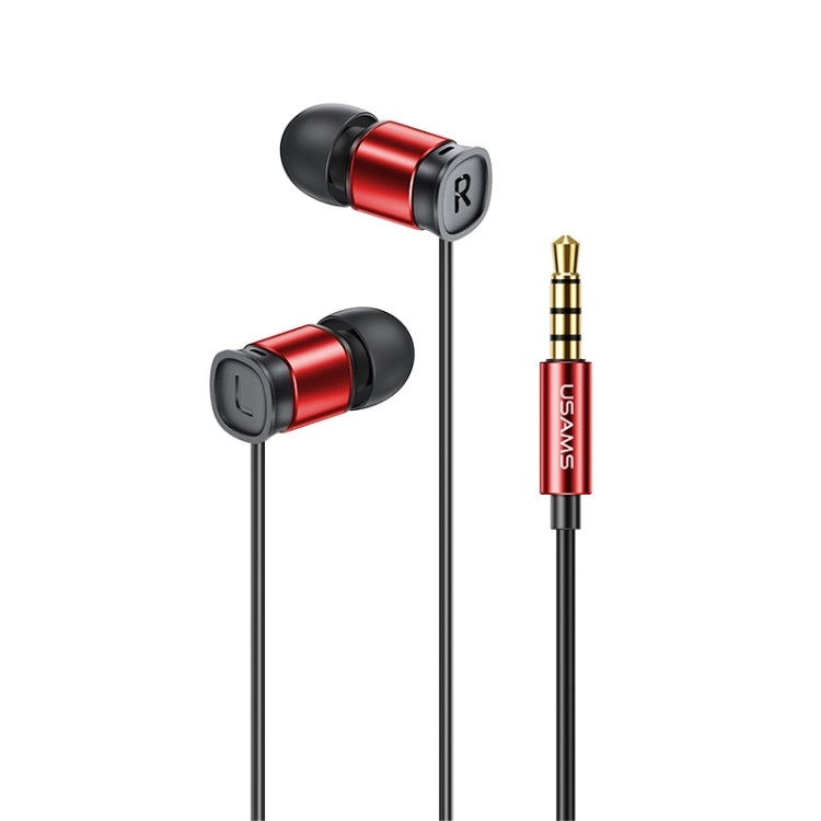 USAMS EP-46 Mini 3.5mm Aluminum Alloy In-Ear Wired Earphone, Length: 1.2m