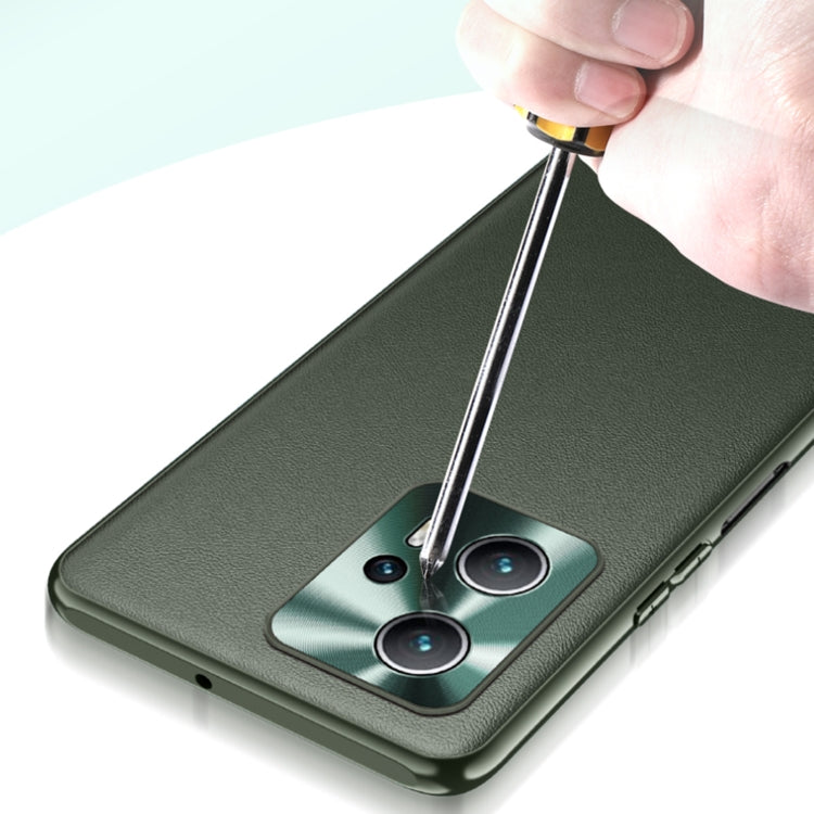 For Xiaomi Redmi Note 11T 5G Plain Skin Leather Phone Case