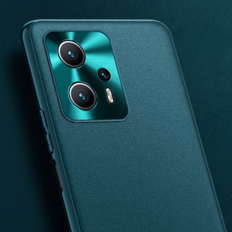 For Xiaomi Redmi Note 11T 5G Plain Skin Leather Phone Case