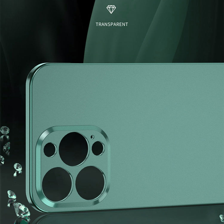 For iPhone 12 Pro Electroplating Frosted Frameless Phone Case