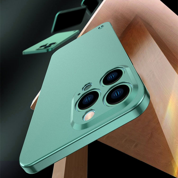 For iPhone 11 Pro Max Electroplating Frosted Frameless Phone Case