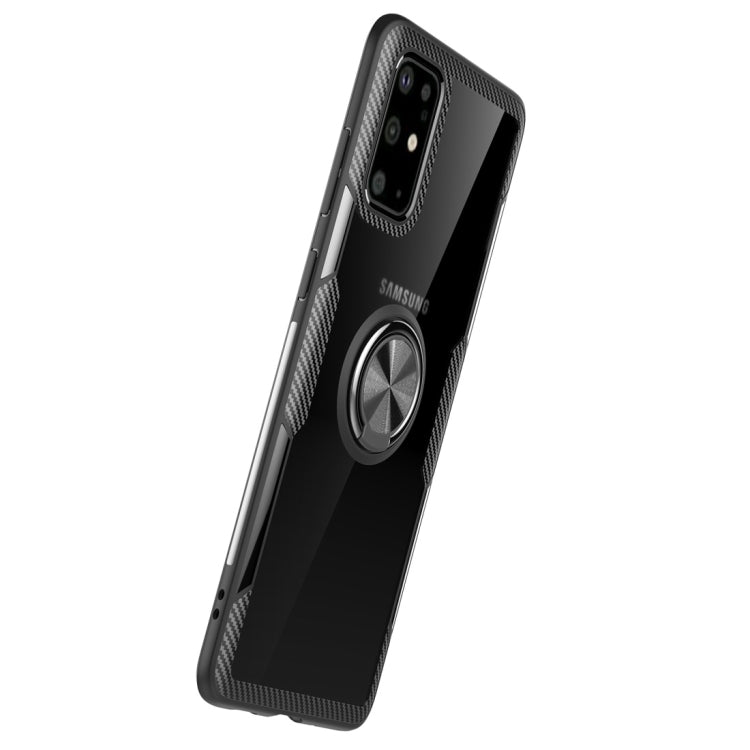 For Galaxy S20+ Scratchproof TPU + Acrylic Ring Bracket Protective Case