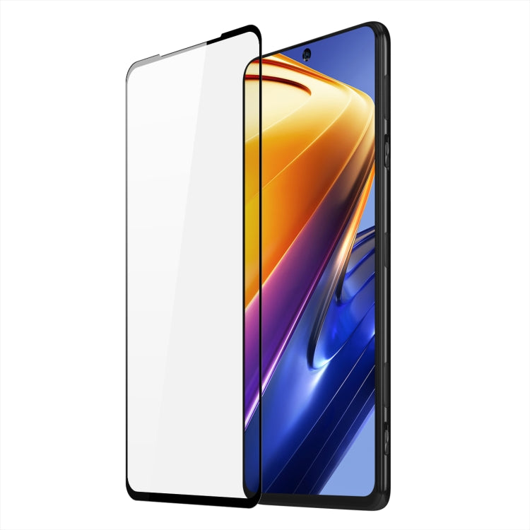 DUX DUCIS 0.33mm 9H Medium Alumina HD Full Screen Tempered Glass Film For Xiaomi Poco F4 GT