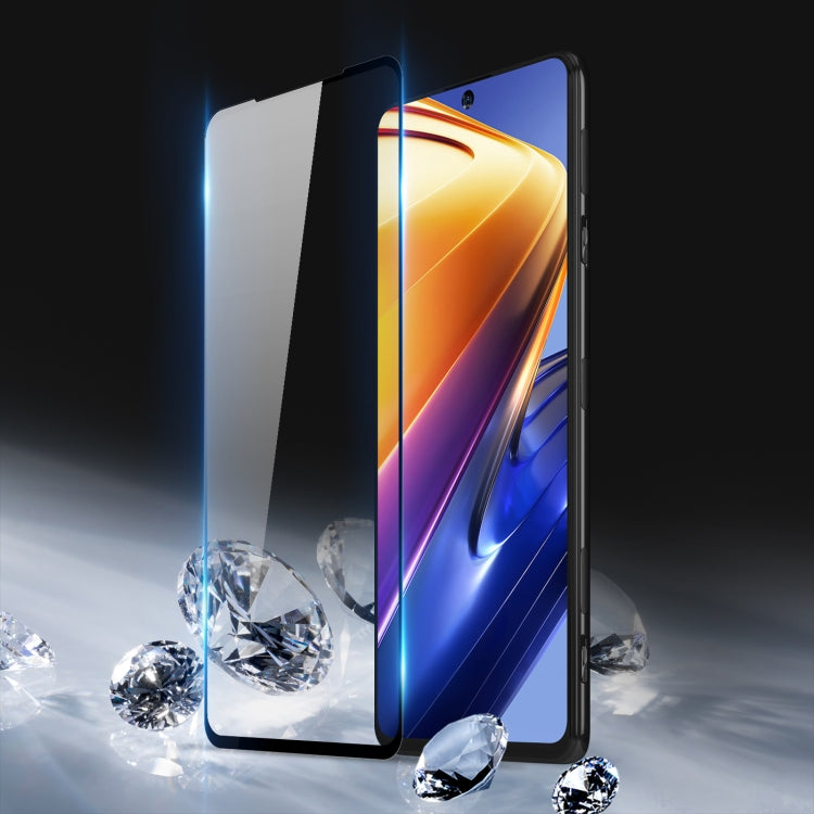 DUX DUCIS 0.33mm 9H Medium Alumina HD Full Screen Tempered Glass Film For Xiaomi Poco F4 GT