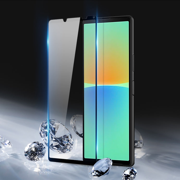 DUX DUCIS 0.33mm 9H Medium Alumina HD Full Screen Tempered Glass Film For Sony Xperia 10 IV