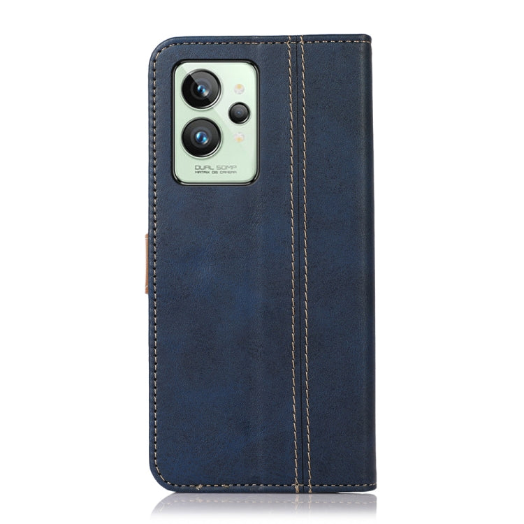 For OPPO Realme GT2 Pro Stitching Thread Calf Texture Leather Phone Case