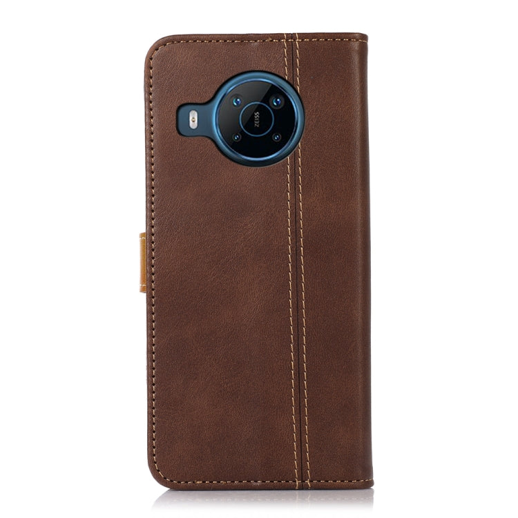 For Nokia X100 Stitching Thread Calf Texture Leather Phone Case