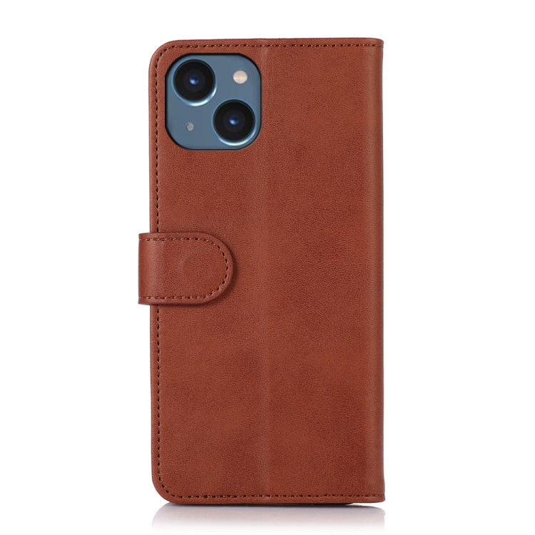 For iPhone 14 Cow Texture Leather Phone Case