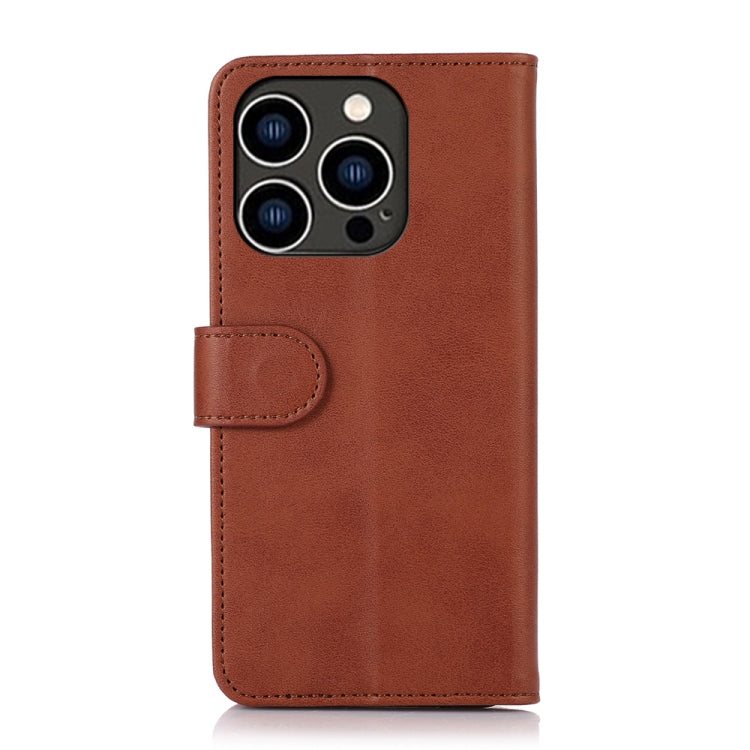 For iPhone 14 Pro Cow Texture Leather Phone Case