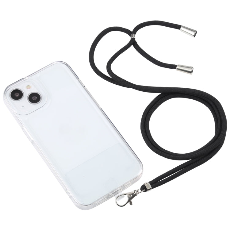 For iPhone 13 mini Lanyard Transparent TPU Phone Case