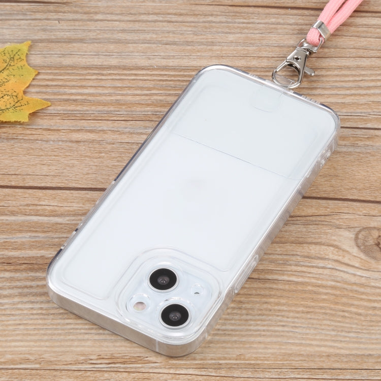 For iPhone 13 mini Lanyard Transparent TPU Phone Case
