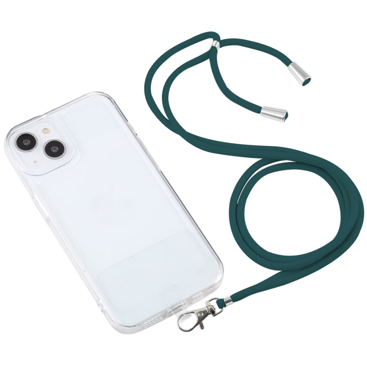 For iPhone 13 Lanyard Transparent TPU Phone Case